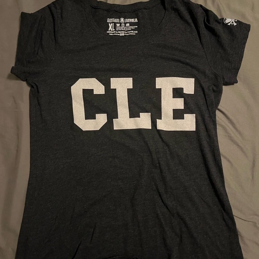 Cleveland Clothing Co. t-shirt. Size kidsXL, adult XS. Unisex
